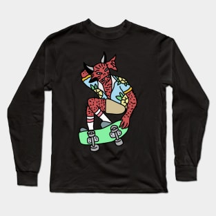 skater devil Long Sleeve T-Shirt